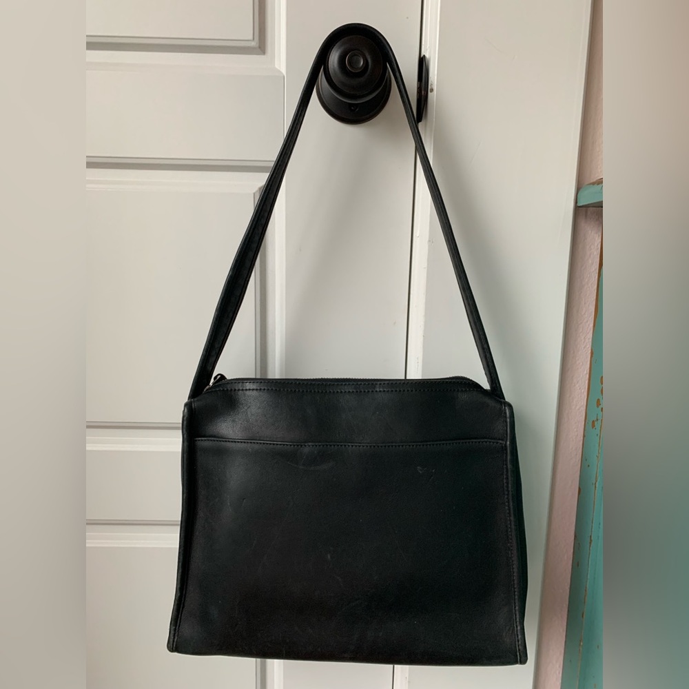 VINTAGE black coach purse